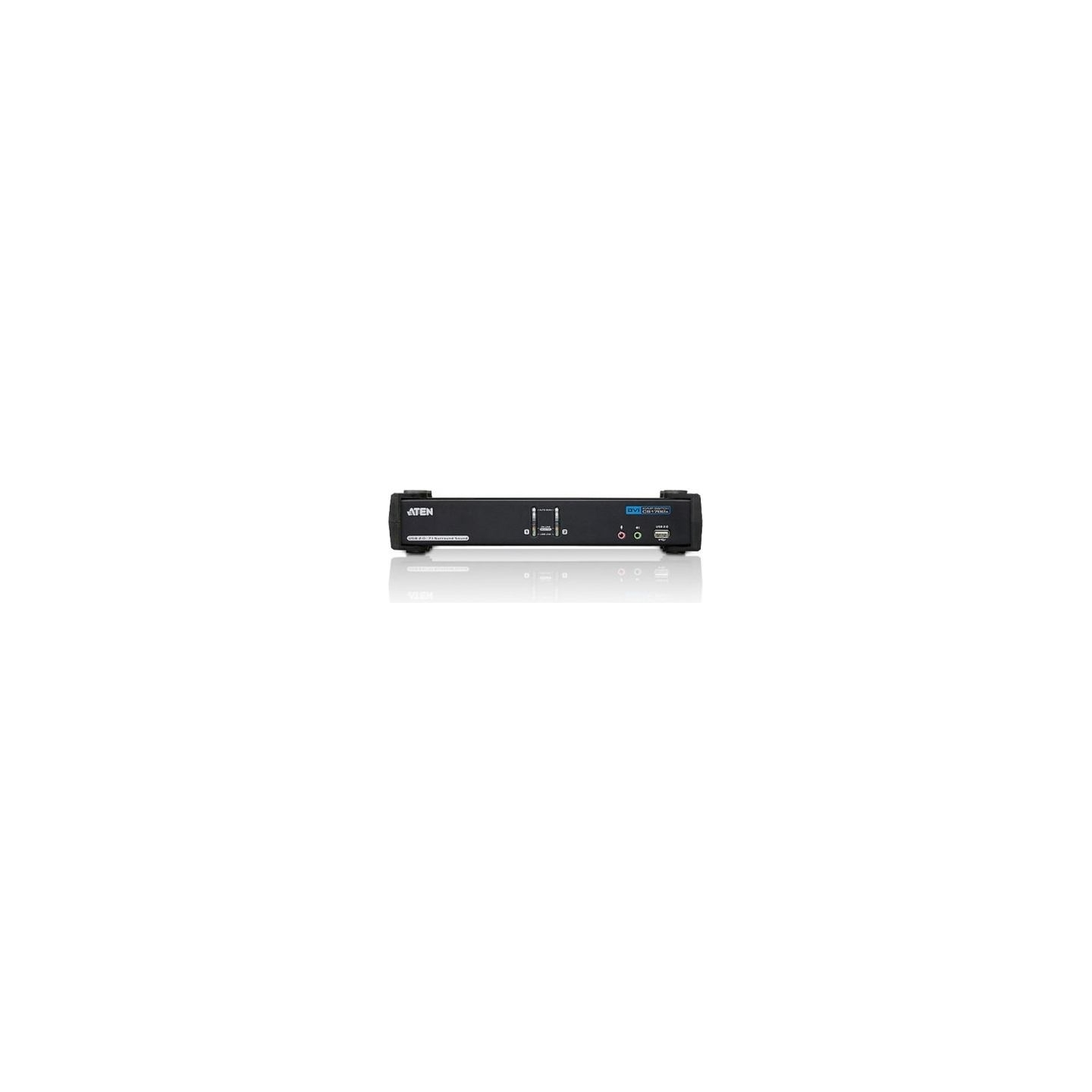 Aten 2-Port USB DVI CH7.1 Audi KVMP Switch CS1782