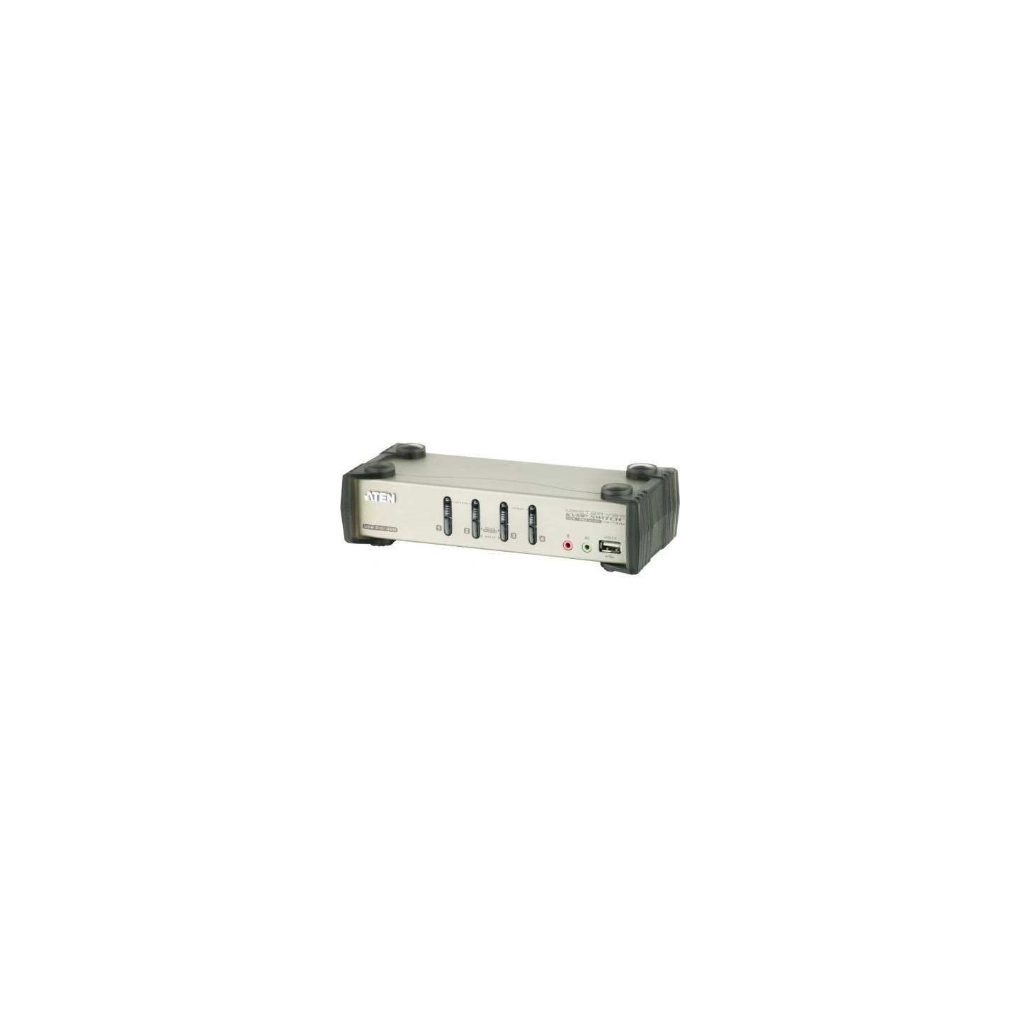 Aten | 4-Port PS/2-USB VGA/Audio KVMP Switch with OSD | CS1734B
