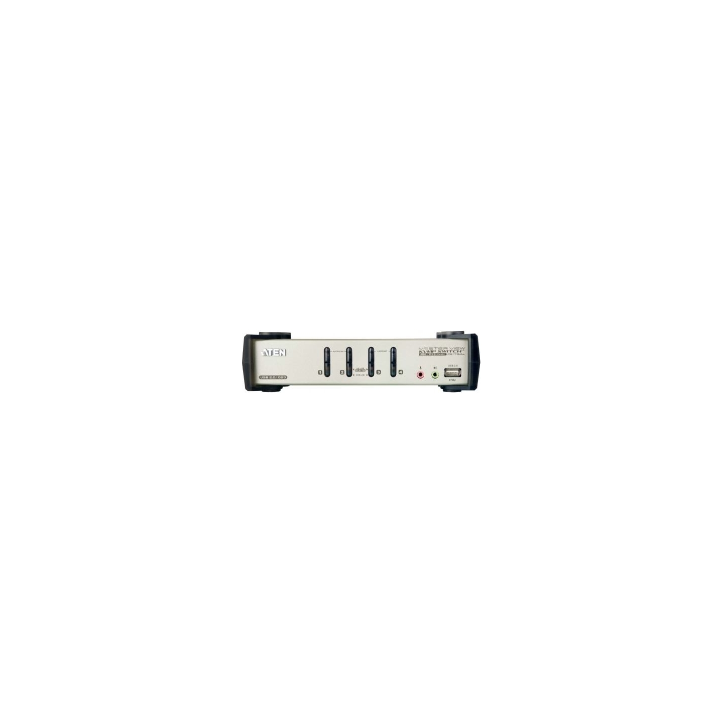 Aten | 4-Port PS/2-USB VGA/Audio KVMP Switch with OSD | CS1734B