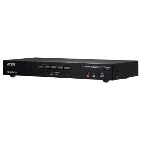 Aten 4-Port USB3.0 4K HDMI Dual Display KVMP Switc