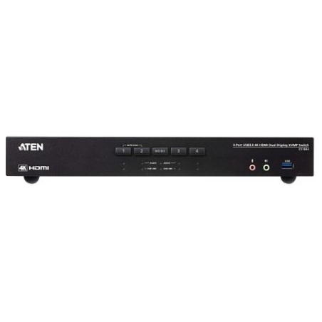 Aten 4-Port USB3.0 4K HDMI Dual Display KVMP Switc