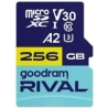 Goodram Memory card microSD 256GB Rival UHS-I V30 U3 C10 A2 170/120MBs