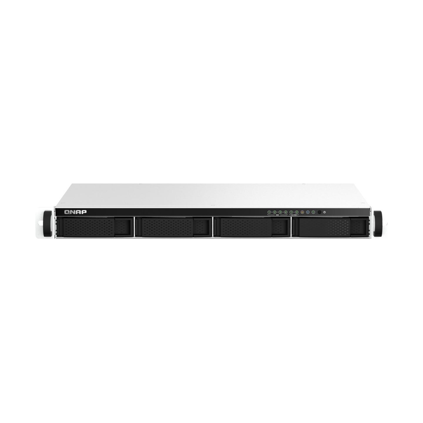 Qnap 1U Short Depth Rackmount 2.5GbE NAS | TS-464eU-8G | Intel Celeron | N5095 | 8 GB | DDR4
