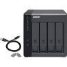 Qnap | 4-Bay | TR-004 | Up to 4 HDD/SSD Hot-Swap | Micro processor with hardware RAID