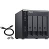 Qnap | 4-Bay | TR-004 | Up to 4 HDD/SSD Hot-Swap | Micro processor with hardware RAID