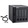 Qnap | 4-Bay | TR-004 | Up to 4 HDD/SSD Hot-Swap | Micro processor with hardware RAID