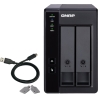 Qnap 2 Bay USB Type-C Direct Attached Storage with Hardware RAID | TR-002 | Micro | 6 GB | Black