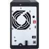 Qnap 2 Bay USB Type-C Direct Attached Storage with Hardware RAID | TR-002 | Micro | 6 GB | Black