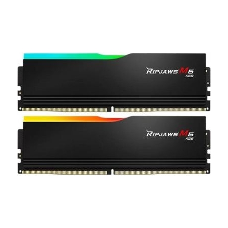 G.skill Memory PC DDR5 32GB (2x16GB) Ripjaws M5 RGB 6000MHz CL36-36 Black