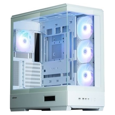 Zalman P50 DS WHITE Mid-Tower 4x ARGB Fans