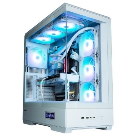 Zalman P50 DS WHITE Mid-Tower 4x ARGB Fans