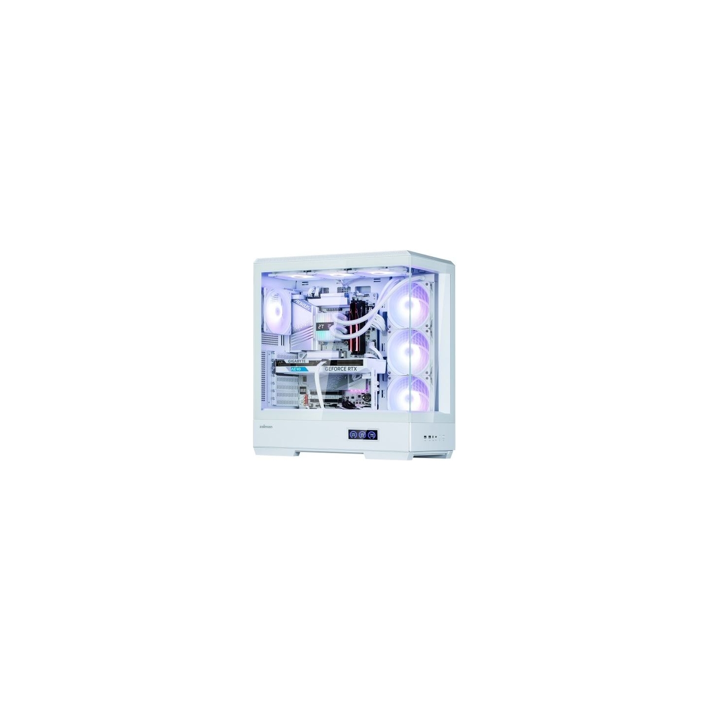 Zalman P50 DS WHITE Mid-Tower 4x ARGB Fans