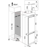 Whirlpool Fridge Freezer WHC18T322 BI