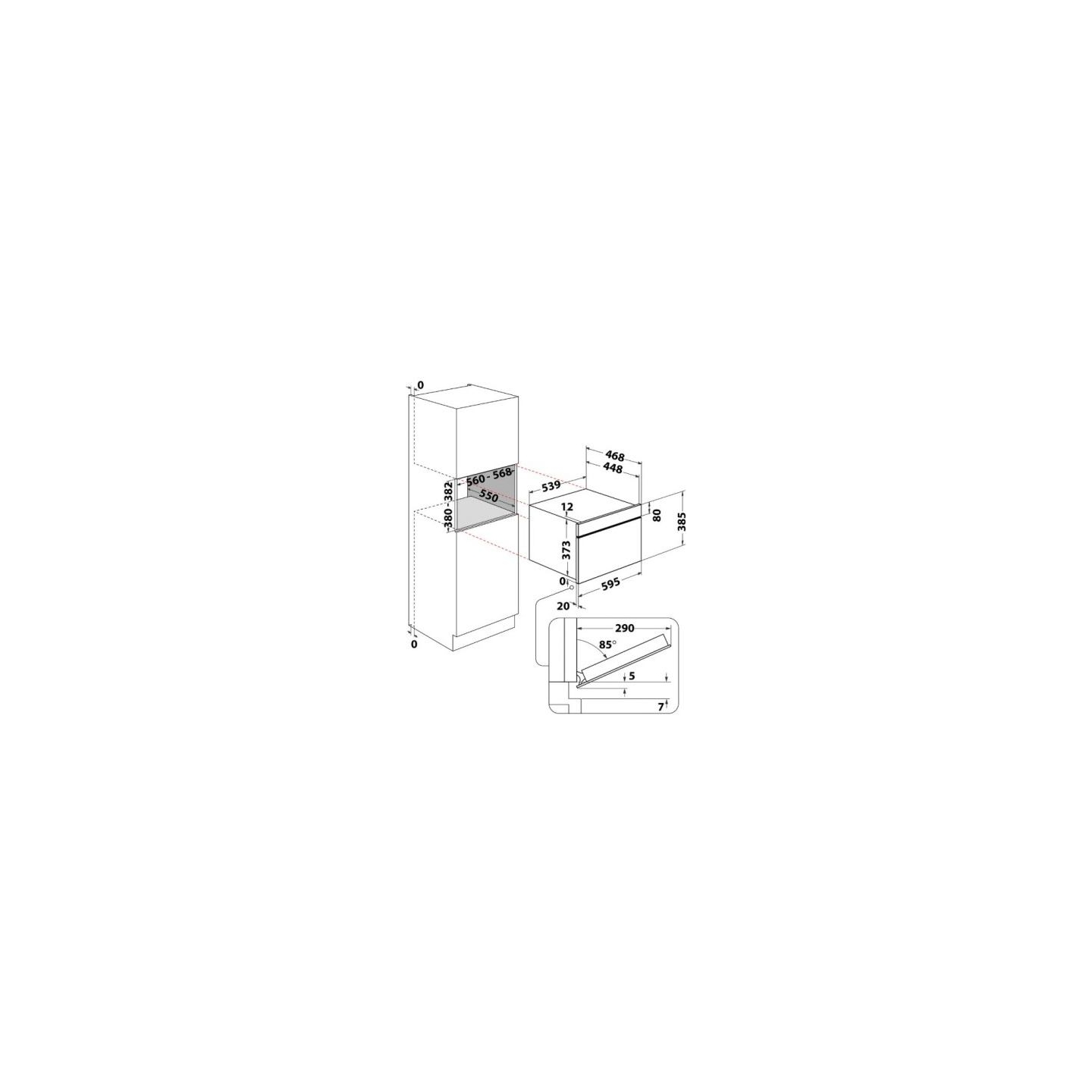 Whirlpool Microvawe Oven WMD54MX