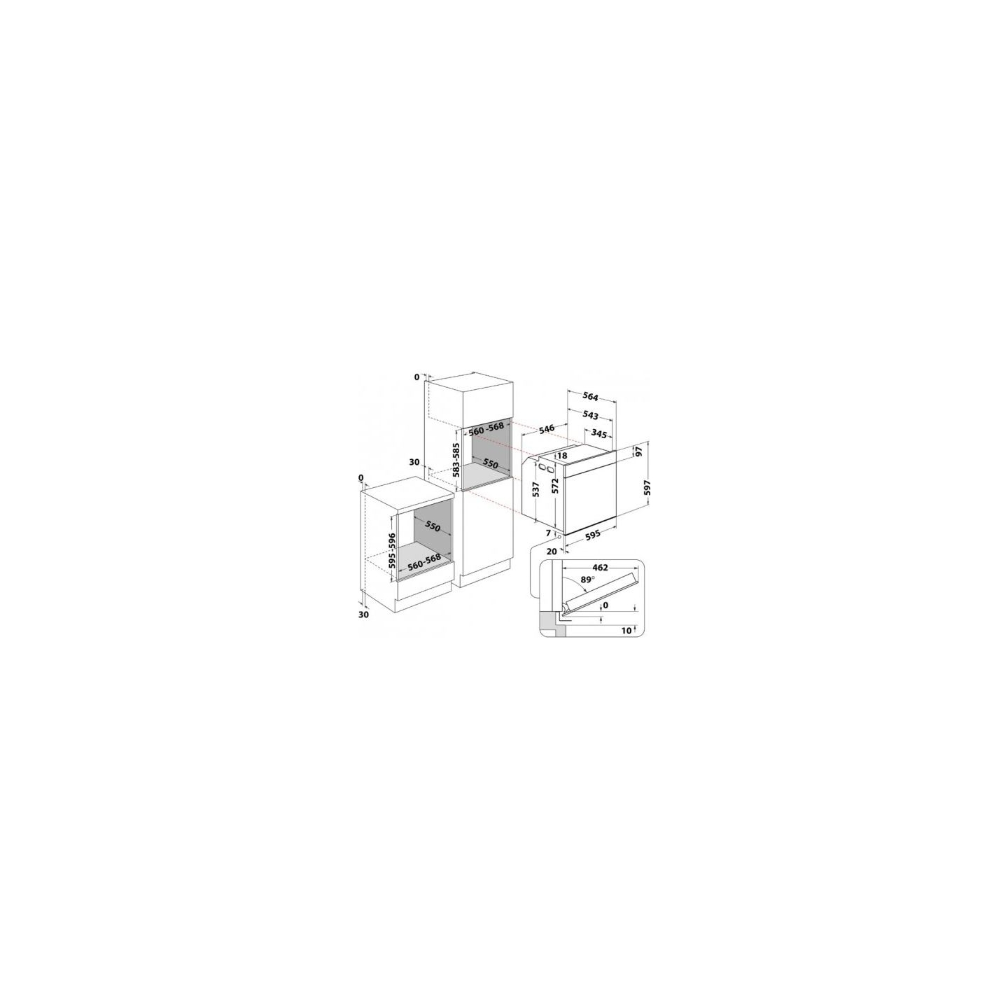 Whirlpool Oven WOI5S8HM1SXA