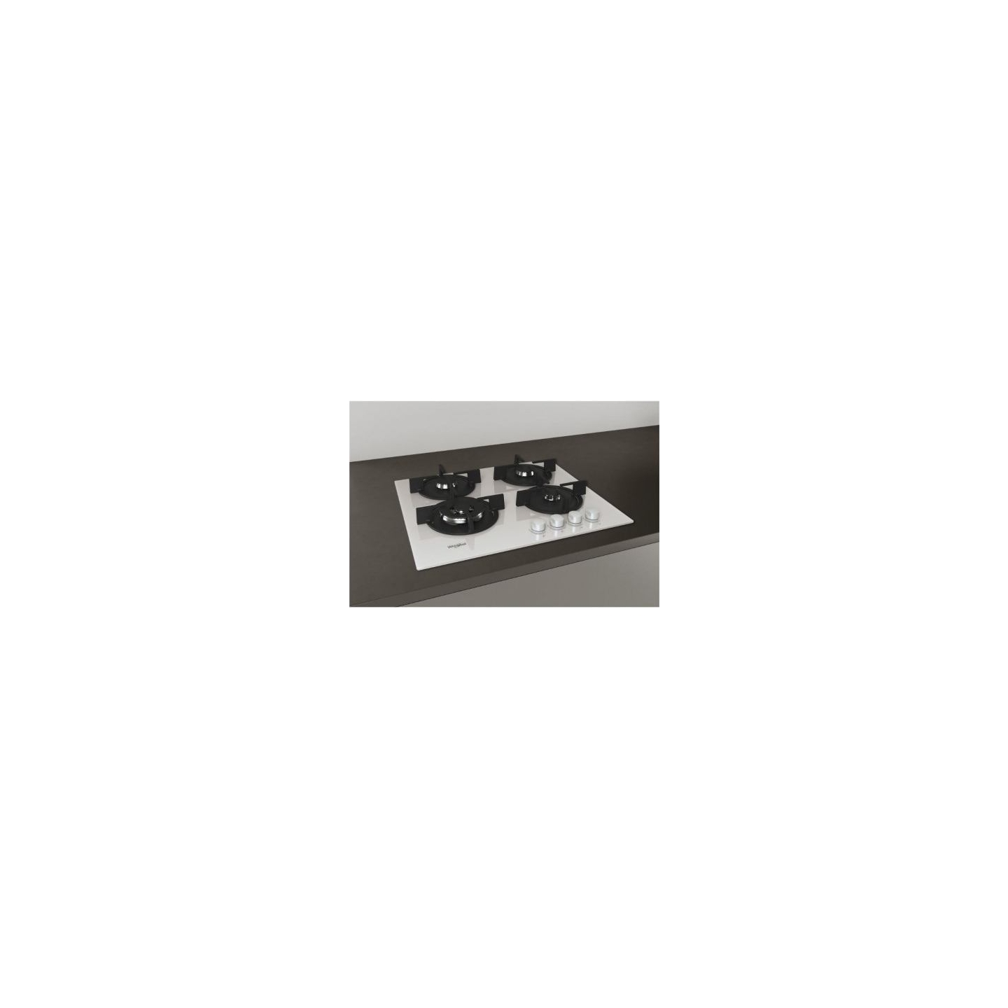 Whirlpool AKT625WH Gas on glass Hoob