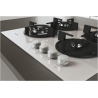 Whirlpool AKT625WH Gas on glass Hoob