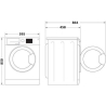 Whirlpool Slim Washing Machine WRBSS6249SEU