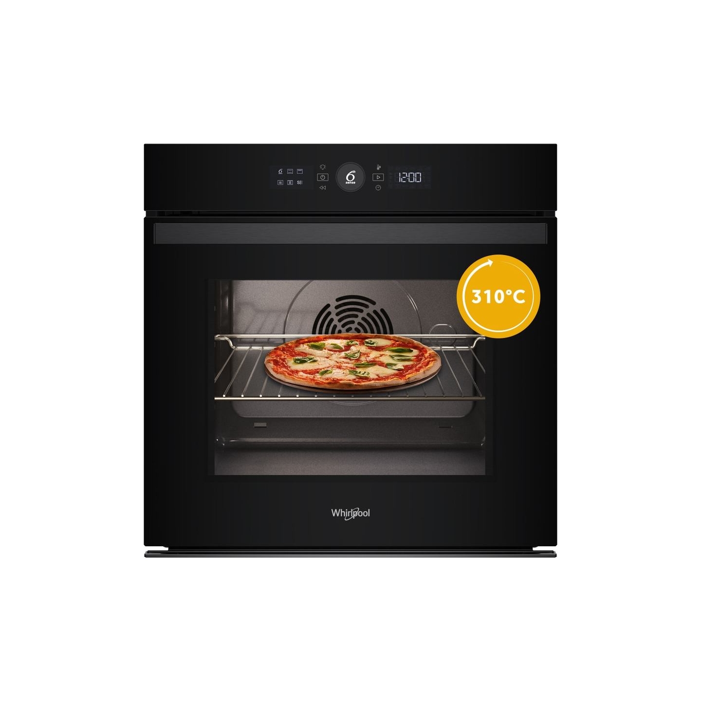 Whirlpool Oven | WOI4S8PM0SBA | 73 L | Electric | Pyrolytic/Hydrolytic | Electronic | Steam function | Height 59.7 cm | Width 59