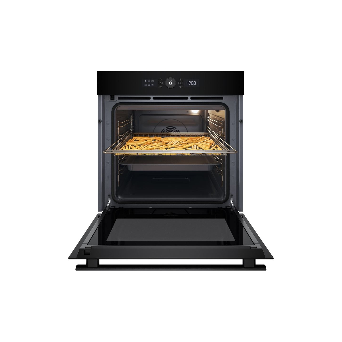 Whirlpool Oven | WOI4S8PM0SBA | 73 L | Electric | Pyrolytic/Hydrolytic | Electronic | Steam function | Height 59.7 cm | Width 59