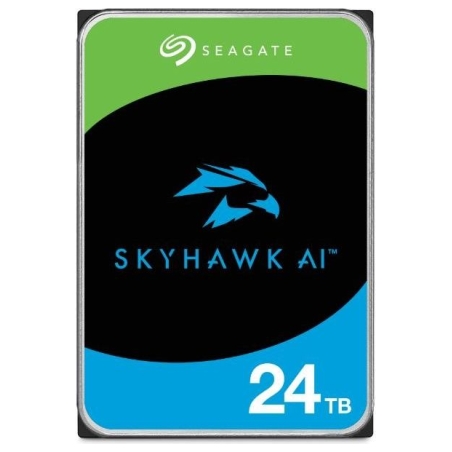 Seagate HDD|SEAGATE|SkyHawk AI|24TB|256 MB|7200 rpm|Discs/Heads 10/20|3,5"|ST24000VE002
