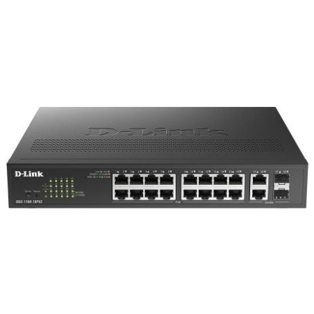 D-Link Gigabit Smart Managed Switch DGS-1100-18PV2 16 x 10/100/1000BASE-T PoE ports