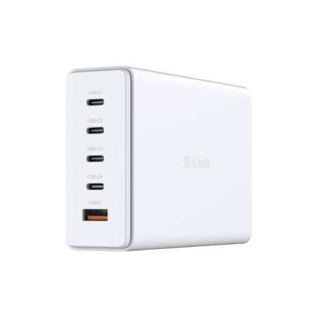 D-Link Charger DCF-241/E GAN 240W 4x USB-C 1x USB-A