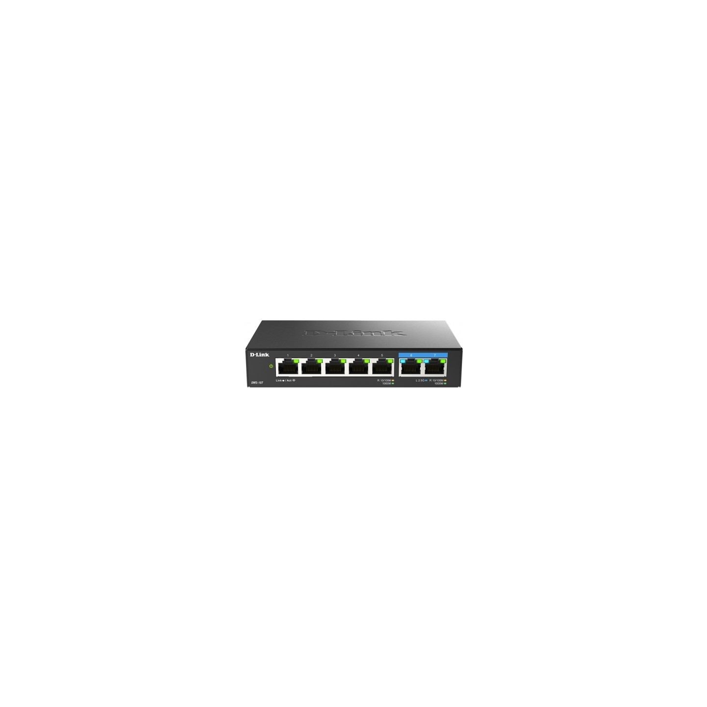 D-Link Switch 7-port 5x1GE 2x2.5GE DMS-107/E
