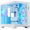 Chieftec PC case VISIO GM-30W-T G-OP 6xfans ARGB white