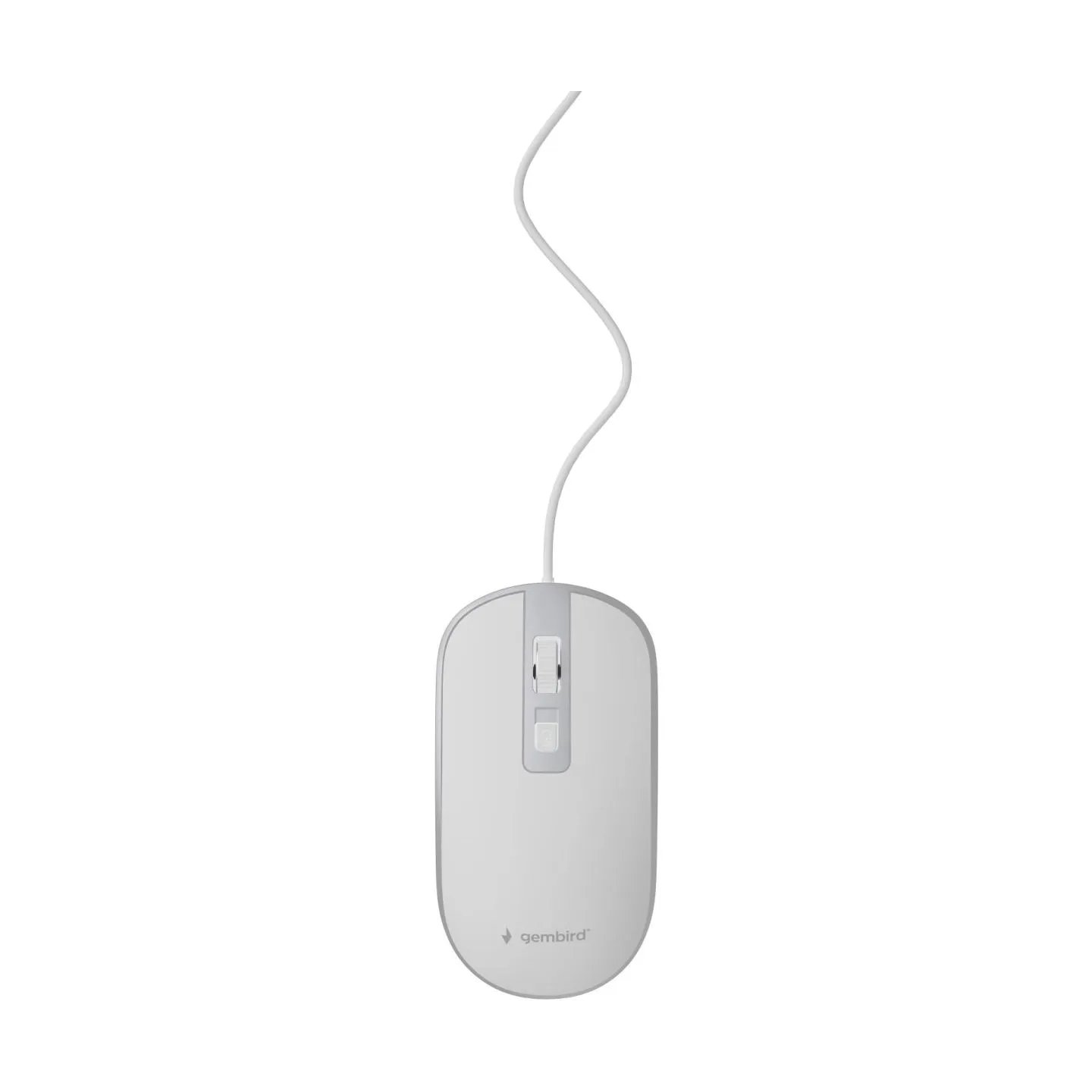 Gembird MOUSE USB OPTICAL WHITE/SILVER/MUS-4B-06-WS GEMBIRD
