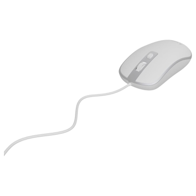 Gembird MOUSE USB OPTICAL WHITE/SILVER/MUS-4B-06-WS GEMBIRD