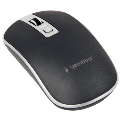 Gembird | Optical USB mouse | MUS-4B-06-BS | Optical mouse | Black/Silver