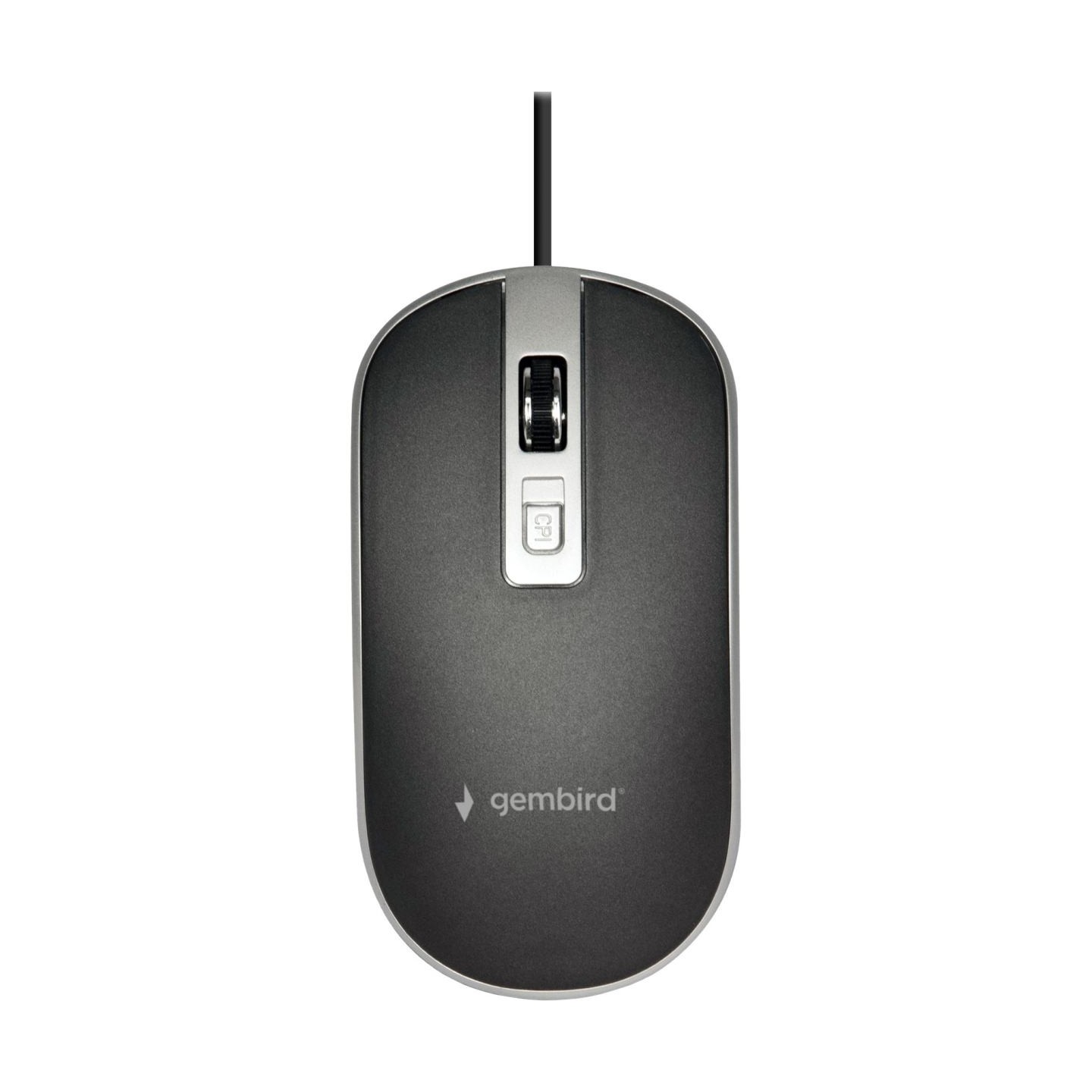 Gembird | Optical USB mouse | MUS-4B-06-BS | Optical mouse | Black/Silver