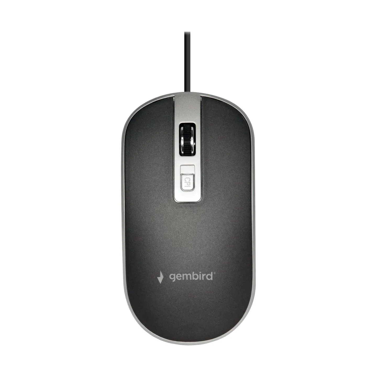 Gembird | Optical USB mouse | MUS-4B-06-BS | Optical mouse | Black/Silver