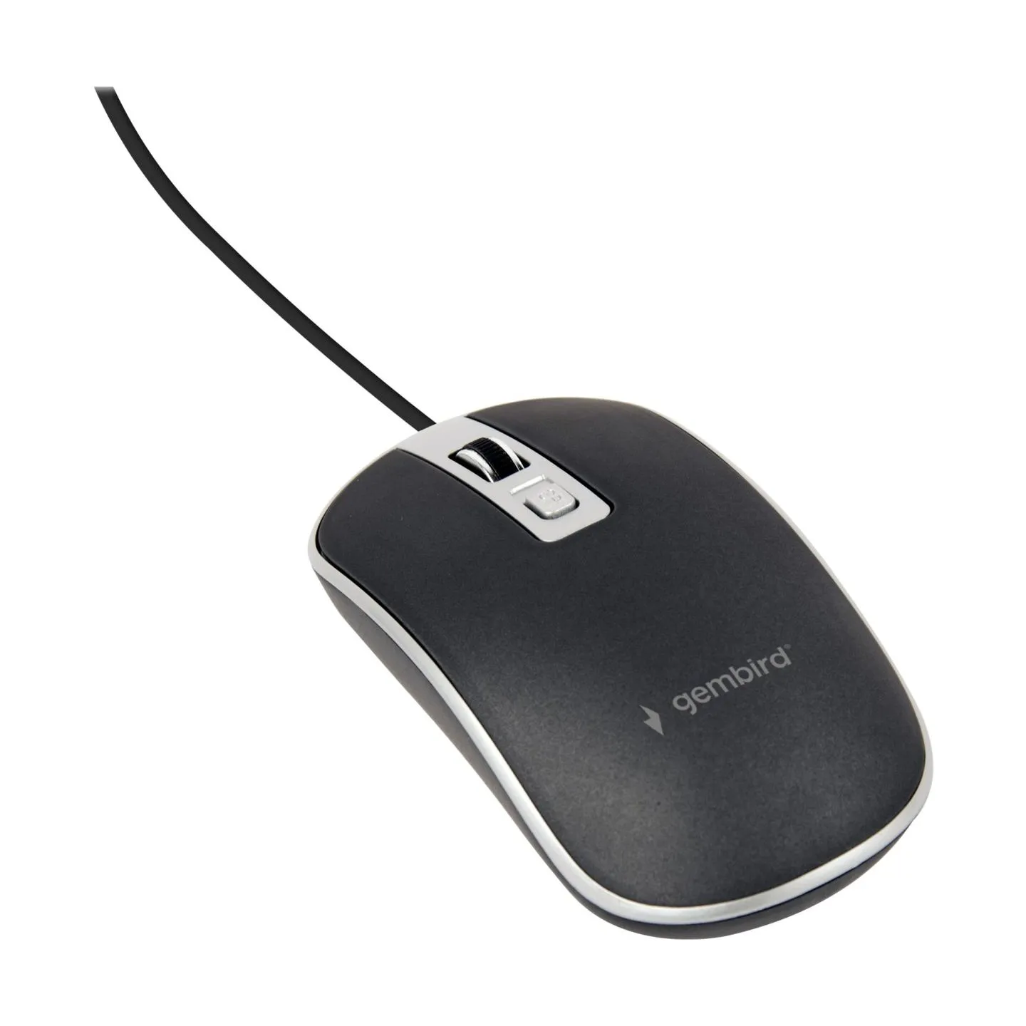 Gembird | Optical USB mouse | MUS-4B-06-BS | Optical mouse | Black/Silver