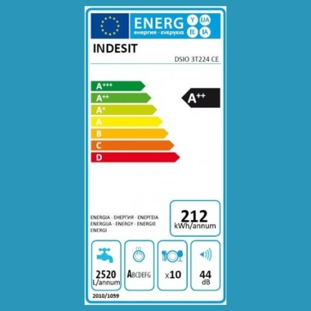 Indesit Dishwasher DSIO3T224CEID
