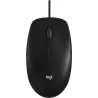 Logitech M100 Corded Mouse - BLACK - USB