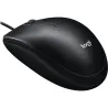 Logitech M100 Corded Mouse - BLACK - USB