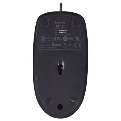 Logitech M100 black USB / 910-006652