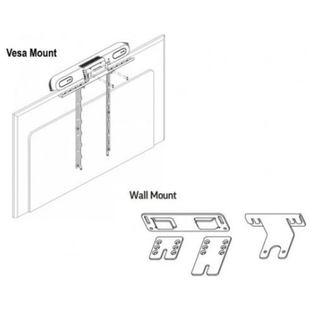 Poly Studio X30/X32/V12 VESA and Wall Mount 875L6AA