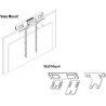 Poly Studio X30/X32/V12 VESA and Wall Mount 875L6AA