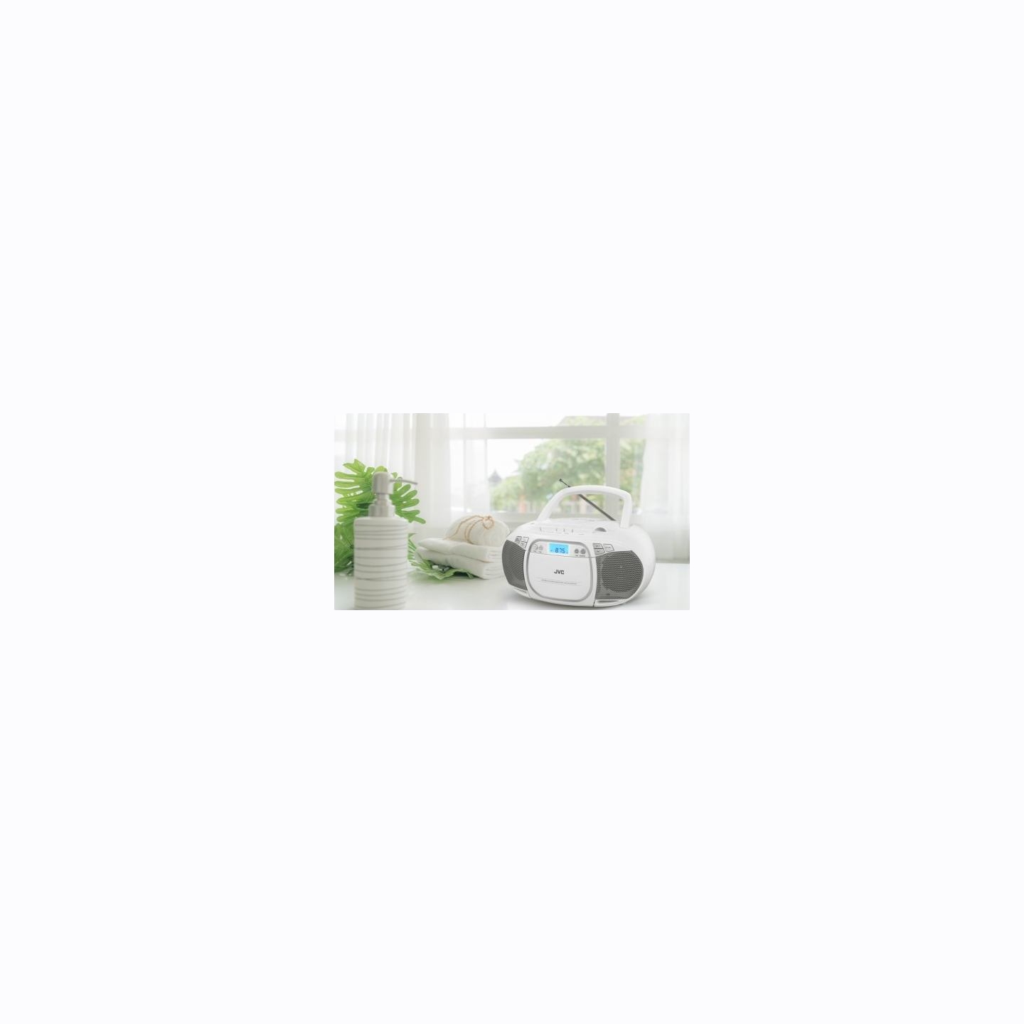 JVC Boombox white RC-E451W