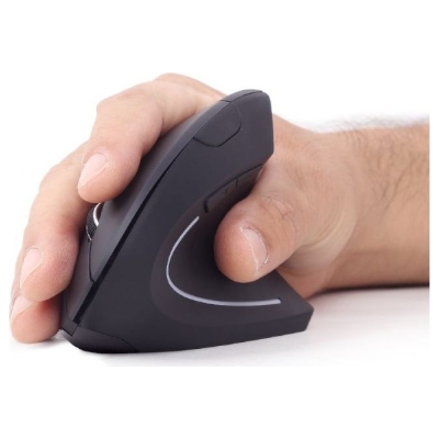 Gembird MOUSE USB OPTICAL WRL BLACK/ERGONOMIC MUSW-ERGO-01 GEMBIRD