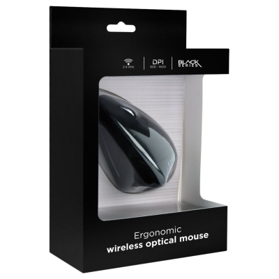 Gembird | MUSW-ERGO-01 | Optical Mouse | 2.4GHz Wireless Optical Mouse | USB | Black
