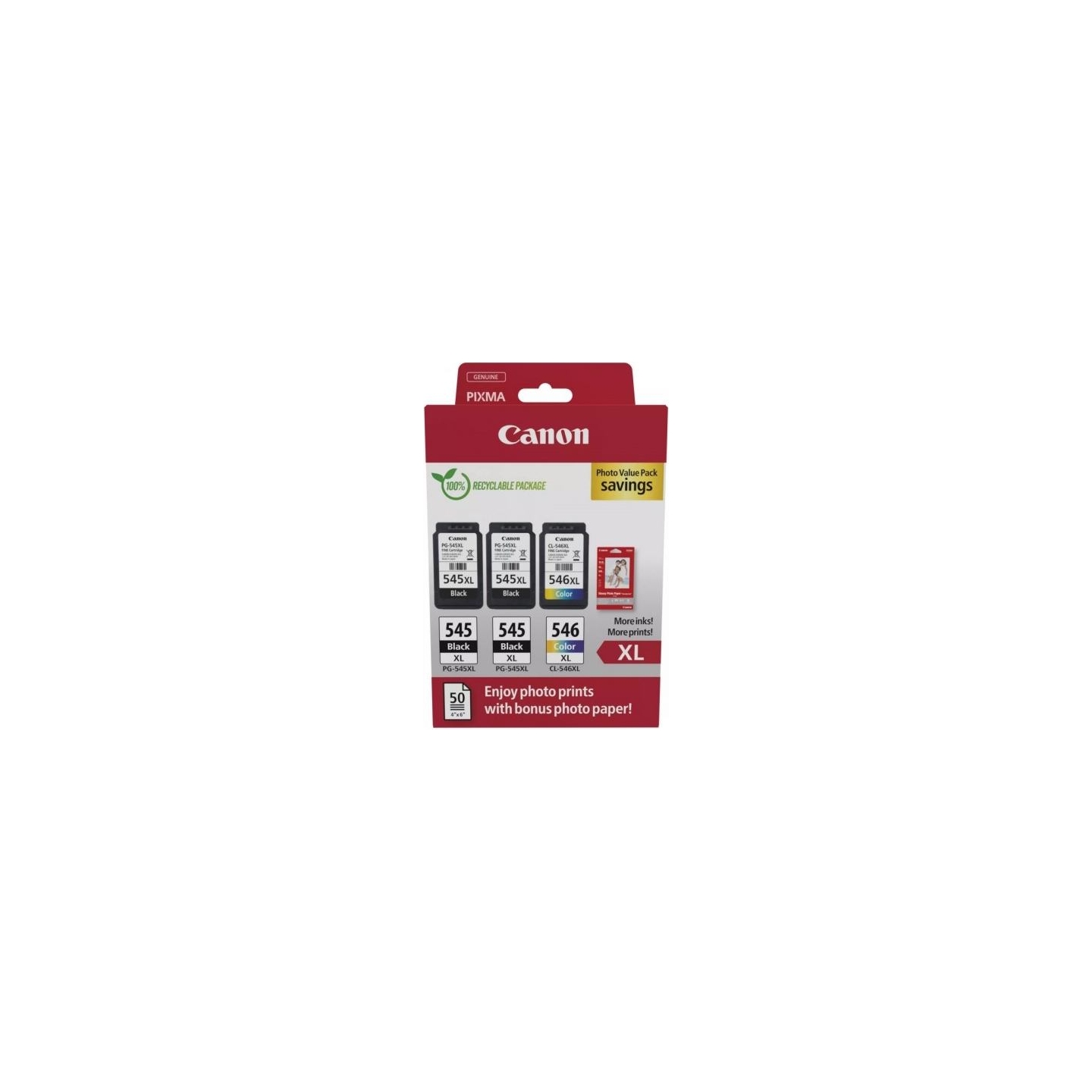 Canon Multipack PG-545XLx2/CL-546XL Photo Value 8286B015