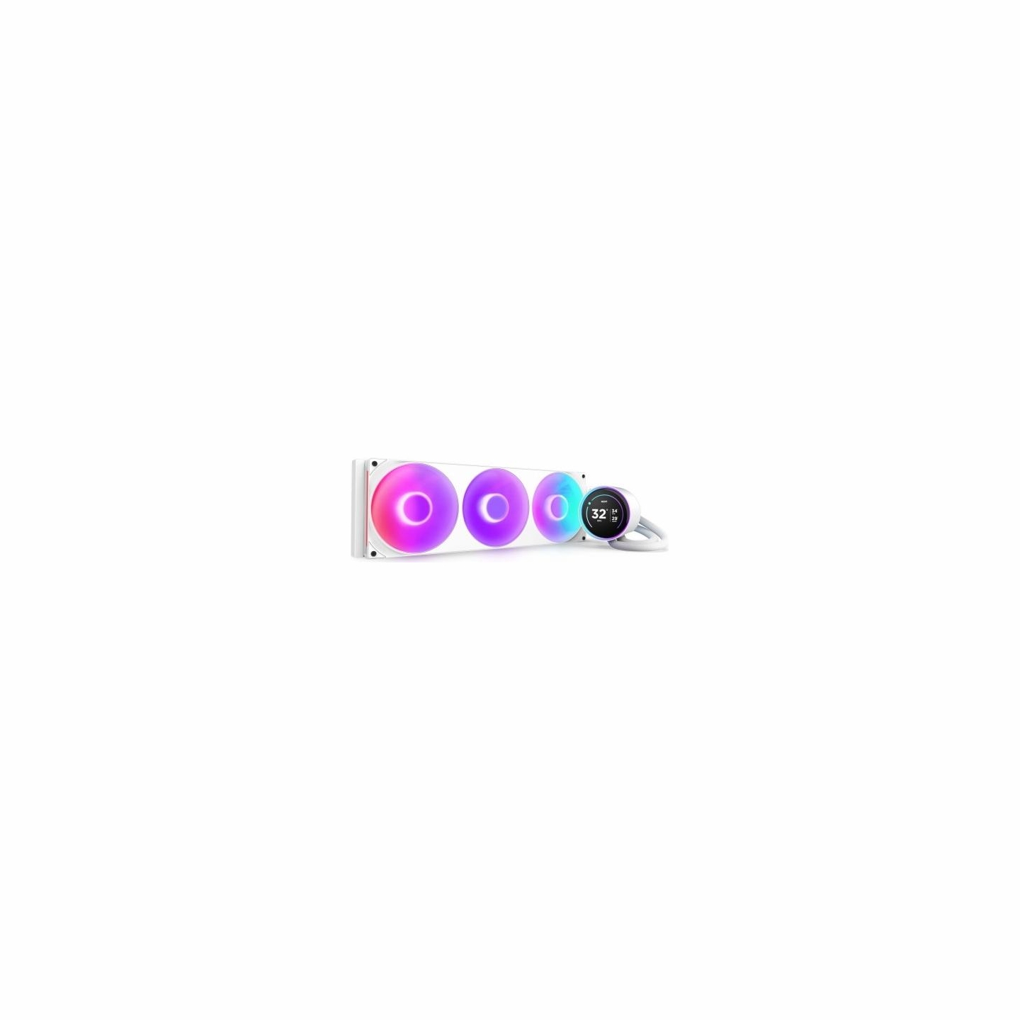 Nzxt Water cooling Kraken elite 420 RGB LCD white