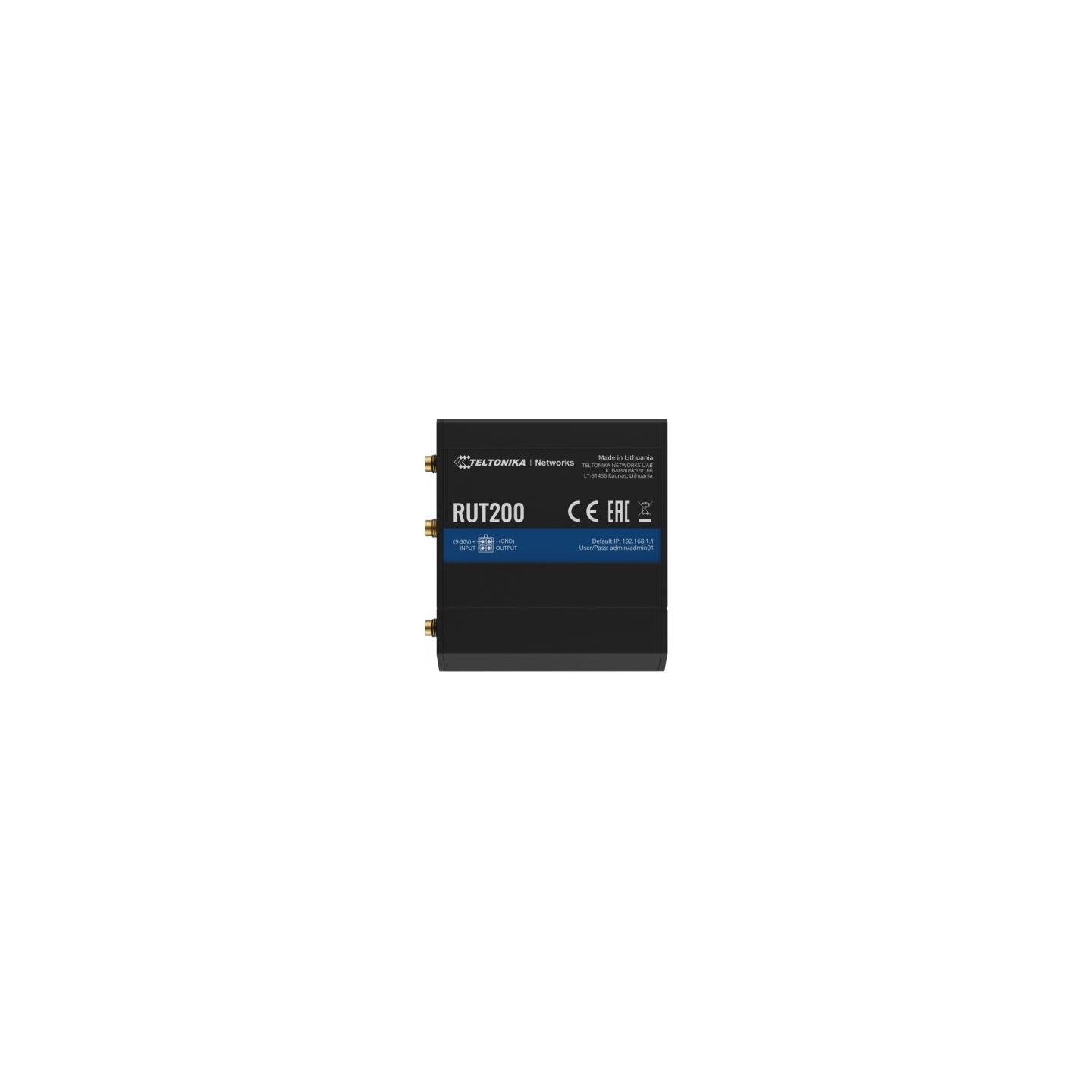 Teltonika IOT ROUTER RUT200 4G (CAT4) 2X10/100 RJ45 AC WIFI