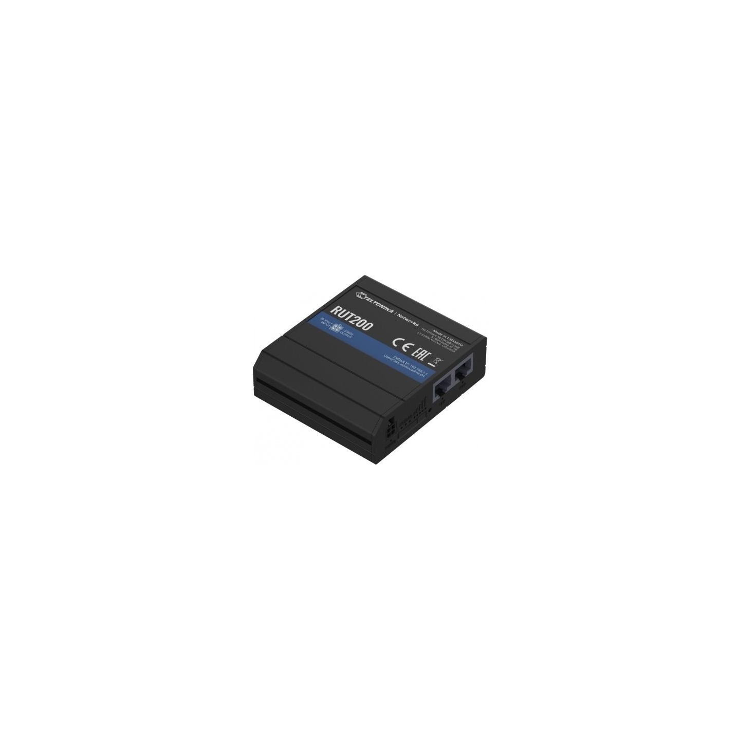 Teltonika IOT ROUTER RUT200 4G (CAT4) 2X10/100 RJ45 AC WIFI