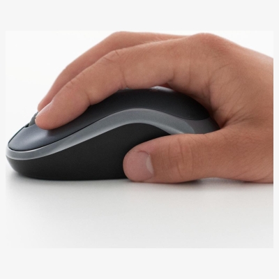 Logitech M185 cordless Notebook Mouse USB black blue / 910-002239