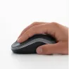 Logitech M185 cordless Notebook Mouse USB black blue / 910-002239